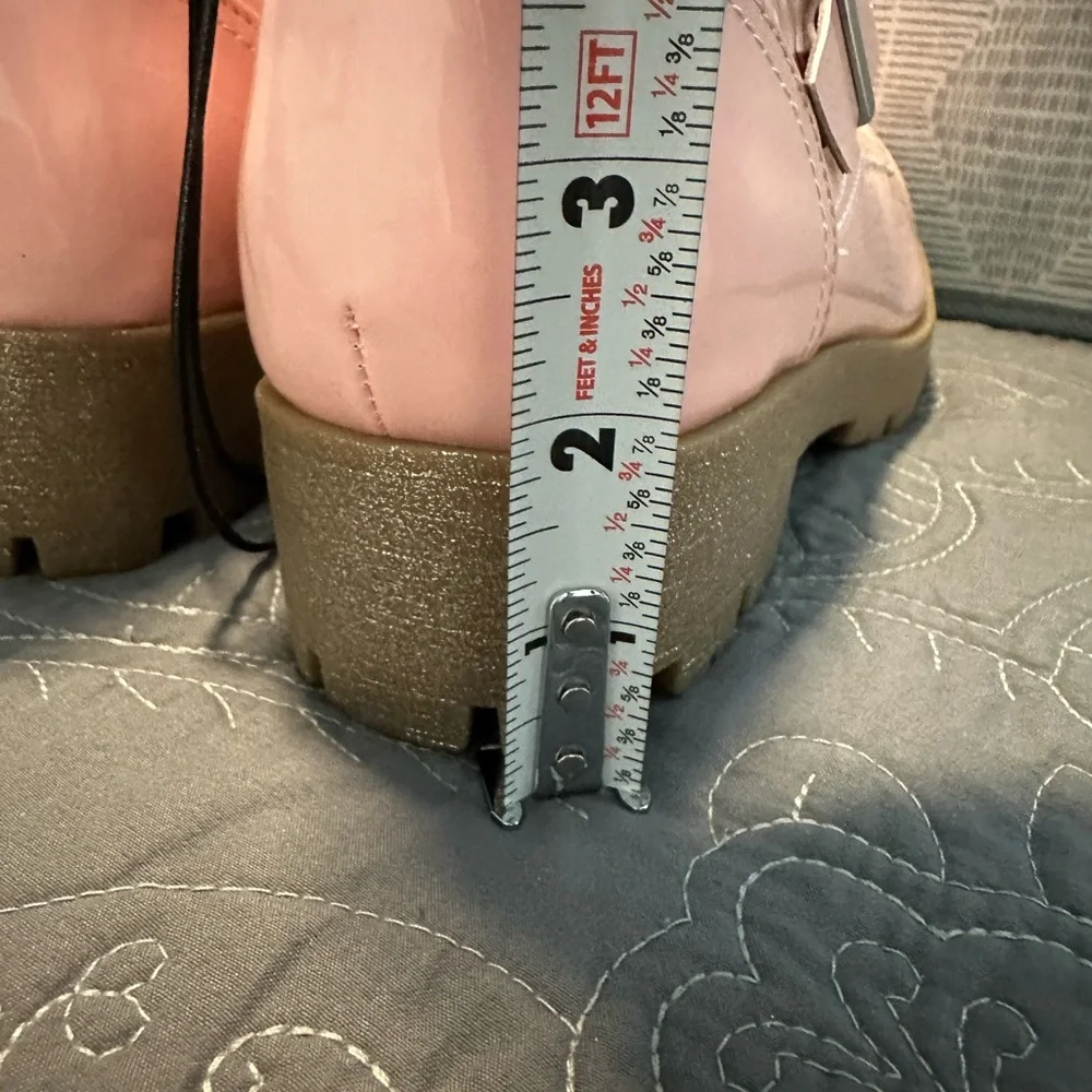 Pop Big Girls Blush Pink Kenneth Flat Heel Booties NWT Size Big Girls 5
